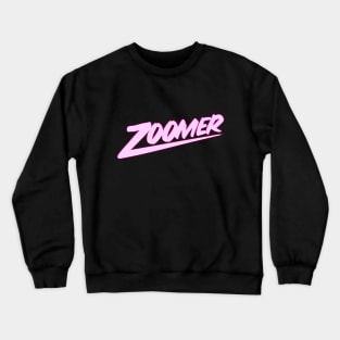 Zoomer Neon Pink Crewneck Sweatshirt